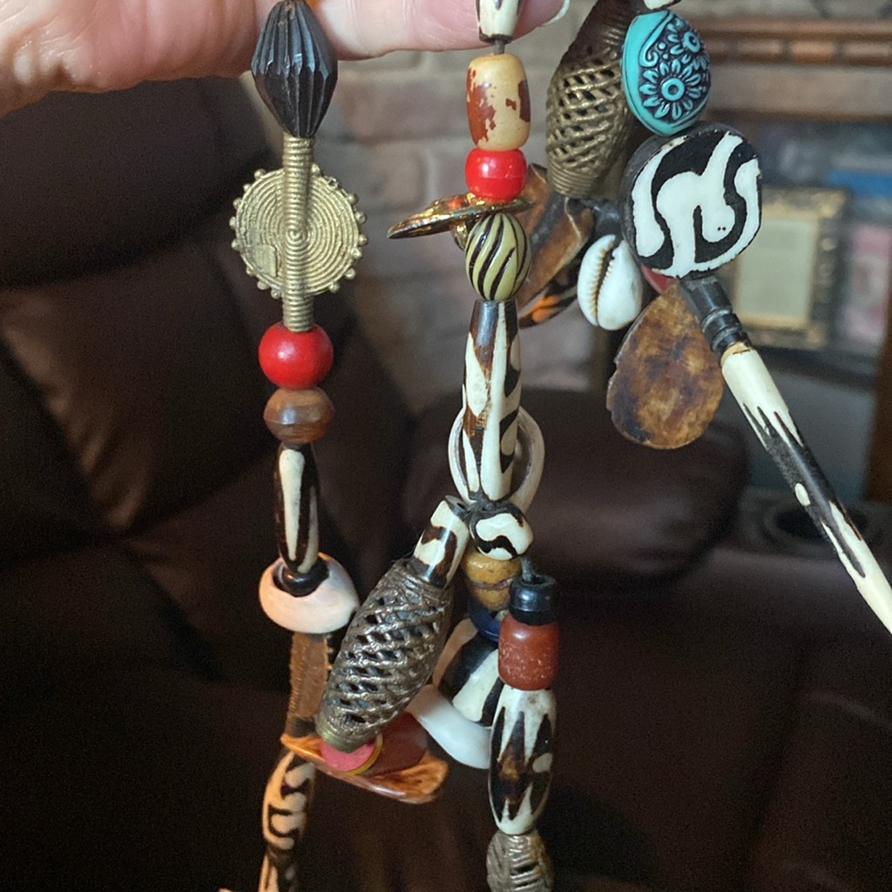 Vintage, amazing, handmade tribal African necklace. (LA) - Picture 8 of 16